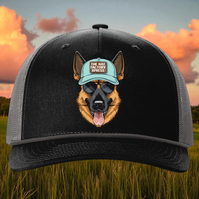 Personalized Richardson 112FPR Five Panel Trucker Hat with Rope with Custom Patch