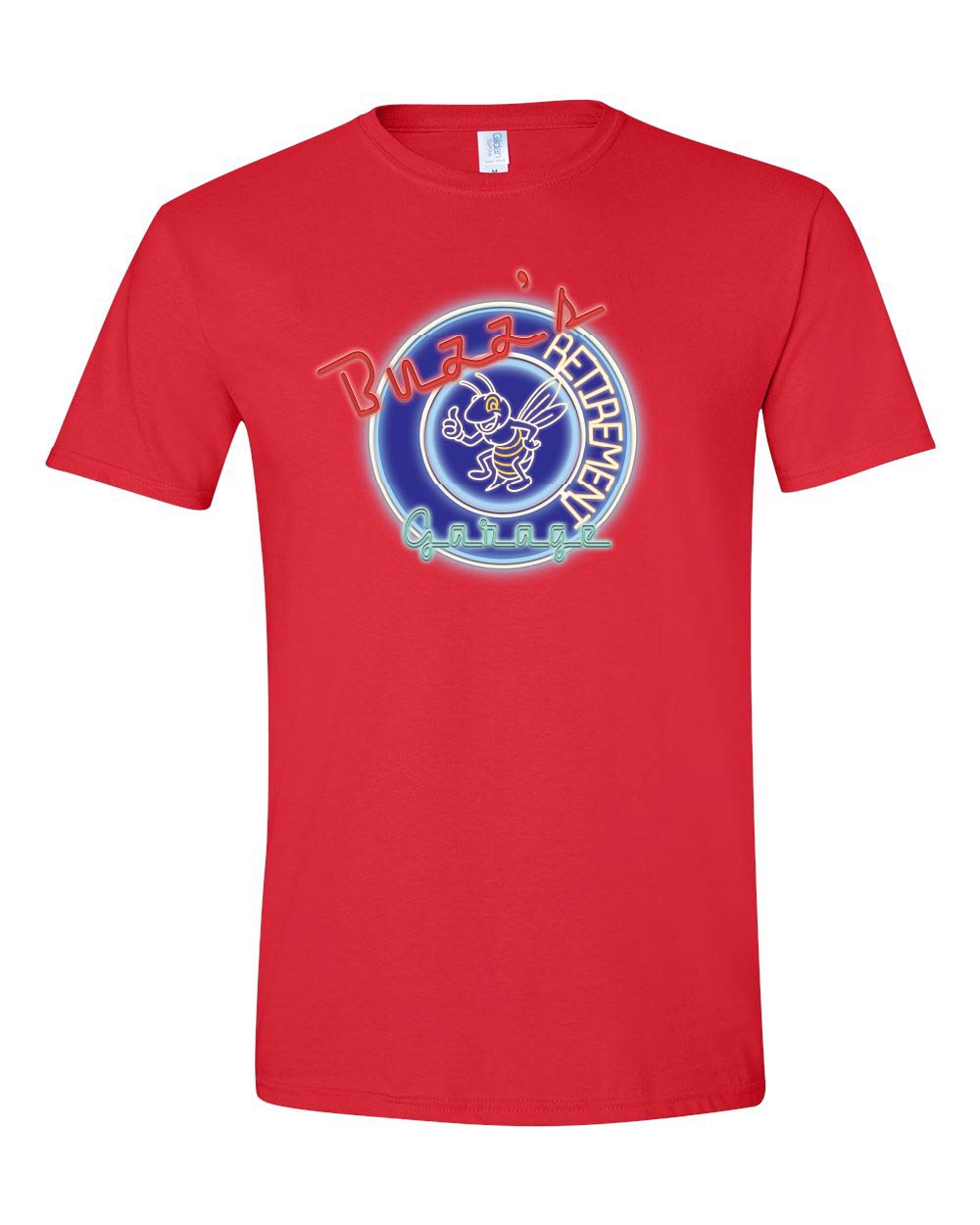 Buzz's Retirement Garage Short Sleeve T-shirt - Gildan Softstyle