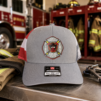 Richardson 112pm with Custom Color Patch with Fire Department Logo in a Fire department