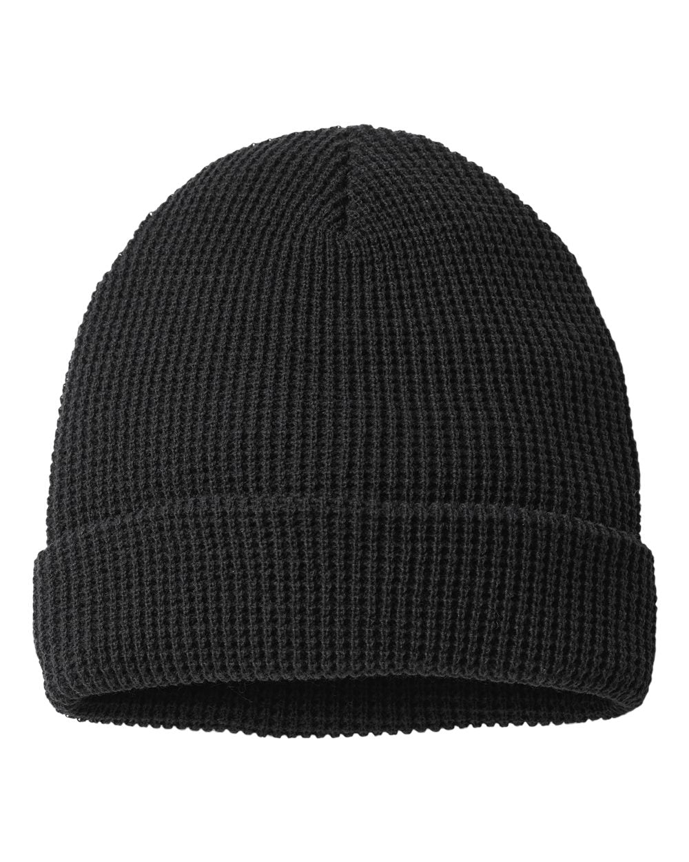 Waffle Beanie with Custom Patch
