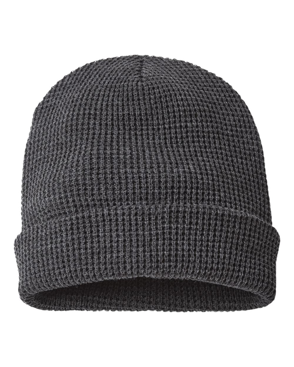 Waffle Beanie with Custom Patch