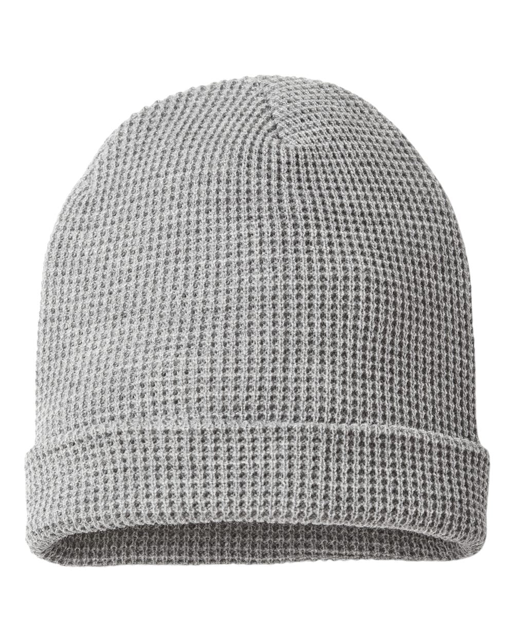 Waffle Beanie with Custom Patch