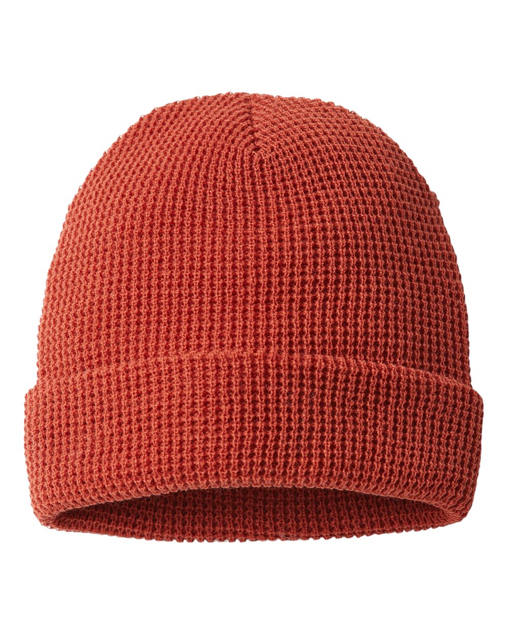 Waffle Beanie with Custom Patch