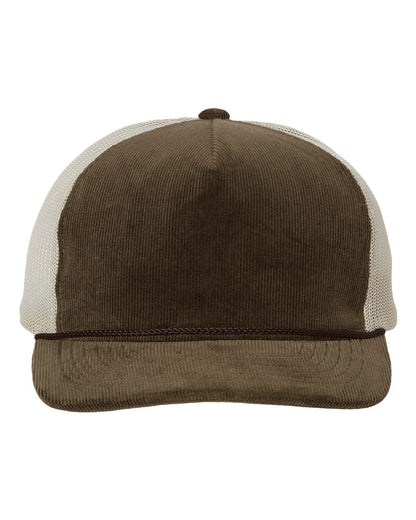Richardson Corduroy 930 Trucker Hat with Custom Patch