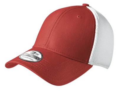 New Era 39Thirty Stretch Mesh Hat with Custom Patch