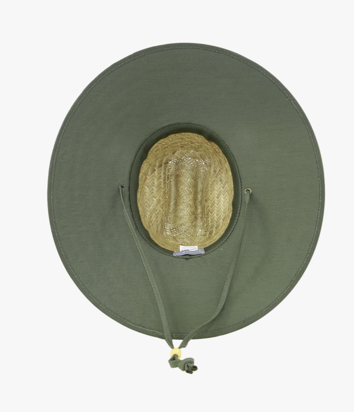 Mat Straw Lifeguard Hats - Decky 528, Lunada Bay with Custom Patch