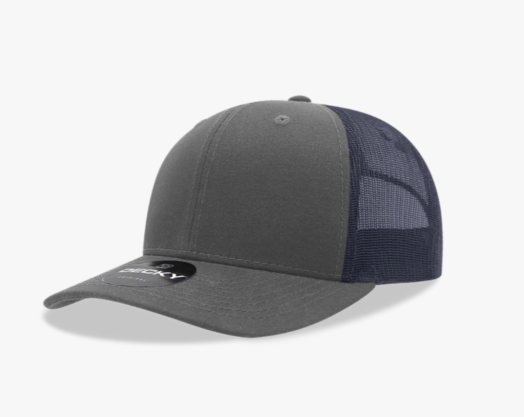 Youth 6 Panel Mid Profile Structured Snapback Decky 5019 with Custom Patch