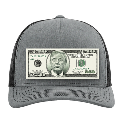 Trump $250 Dollar Bill Trucker Hat for Patriotic Novelty