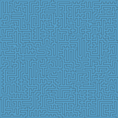 Acrylic Fractal Puzzle - Solid