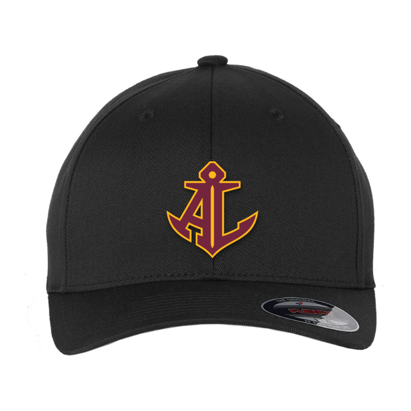 Avon Lake Anchor Hat | AL Anchor Trucker Hat | Black & White Hometown Patch Cap
