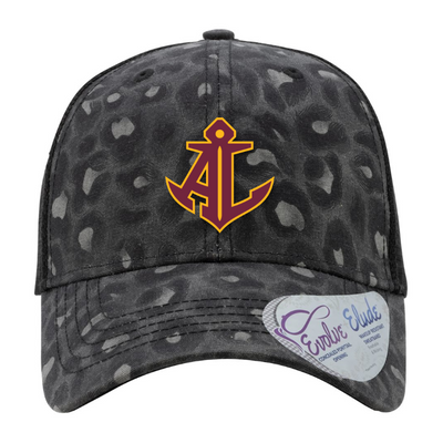 Avon Lake Anchor Hat | AL Anchor Trucker Hat | Black & White Hometown Patch Cap
