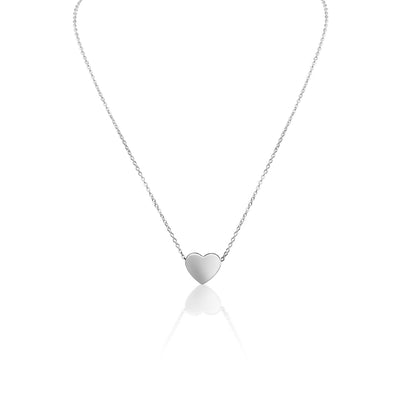 18K PVD Coated Stainless Steel Heart Necklace