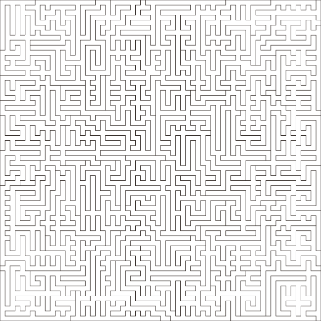 Acrylic Fractal Puzzle - Solid