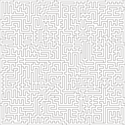 Acrylic Fractal Puzzle - Solid