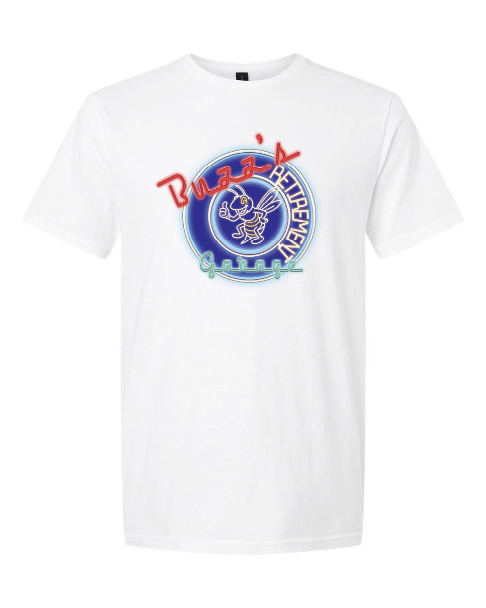 Buzz's Retirement Garage Short Sleeve T-shirt - Gildan Softstyle