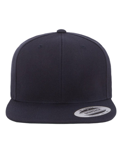 Yupoong 6089M Premium Flatbill Snapback Hat with Patch