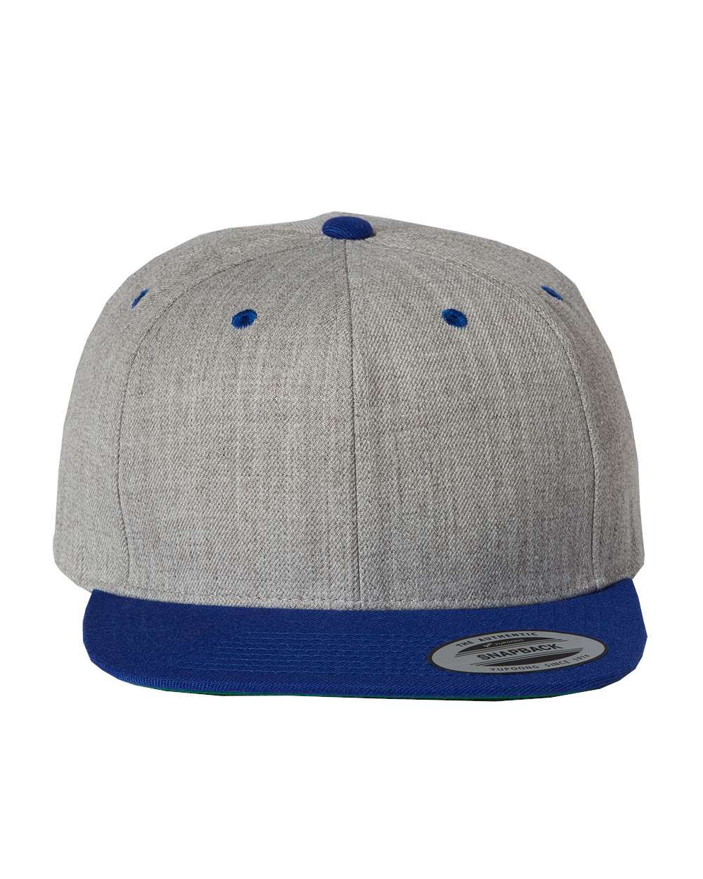 Yupoong 6089M Premium Flatbill Snapback Hat with Patch