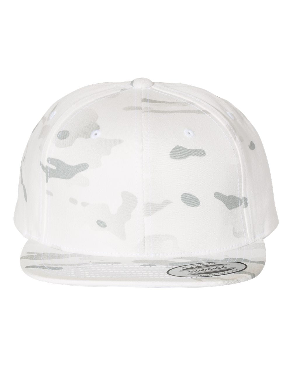 Yupoong 6089M Premium Flatbill Snapback Hat with Patch