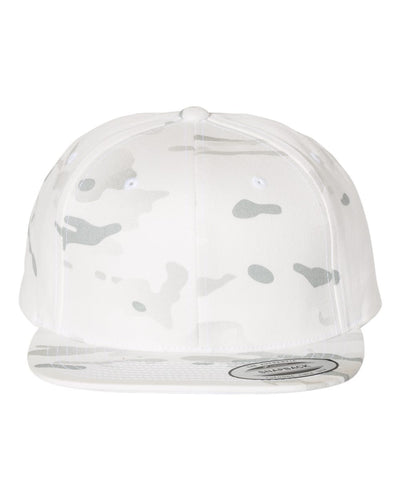 Yupoong 6089M Premium Flatbill Snapback Hat with Patch