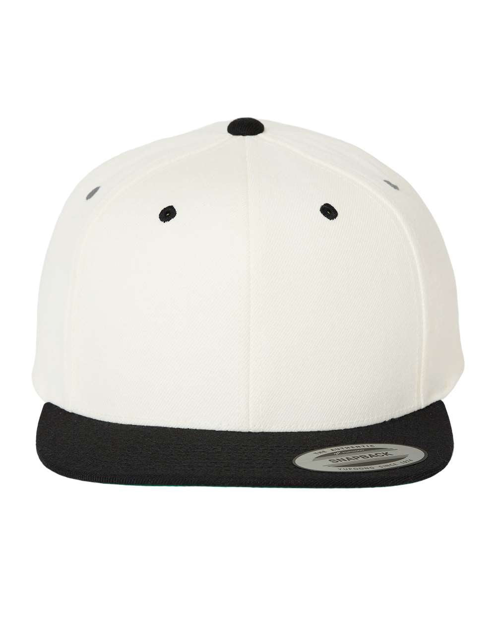 Yupoong 6089M Premium Flatbill Snapback Hat with Patch