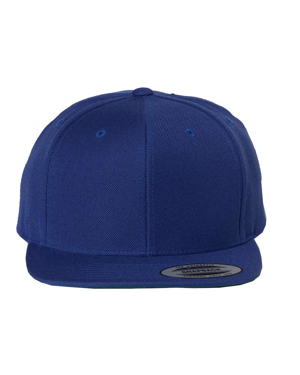 Yupoong 6089M Premium Flatbill Snapback Hat with Patch