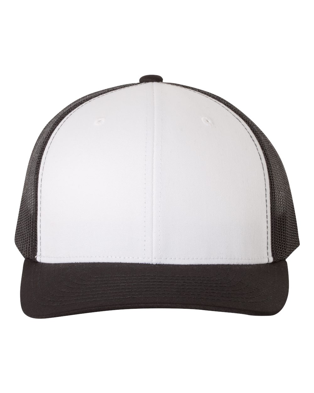 Yupoong 6606 Trucker Hat with Engraved Leather Patch