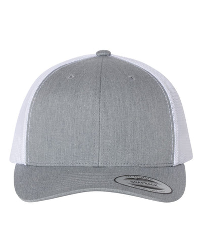 Yupoong 6606 Trucker Hat with Engraved Leather Patch