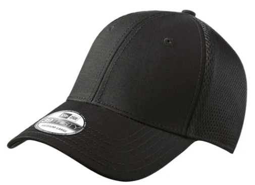New Era 39Thirty Stretch Mesh Hat with Custom Patch