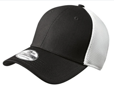 New Era 39Thirty Stretch Mesh Hat with Custom Patch