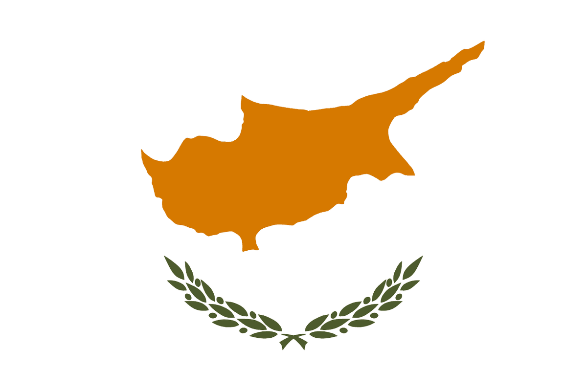 Cyprus flag side patch for hats