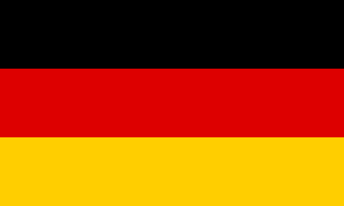 Germany flag side patch for hats