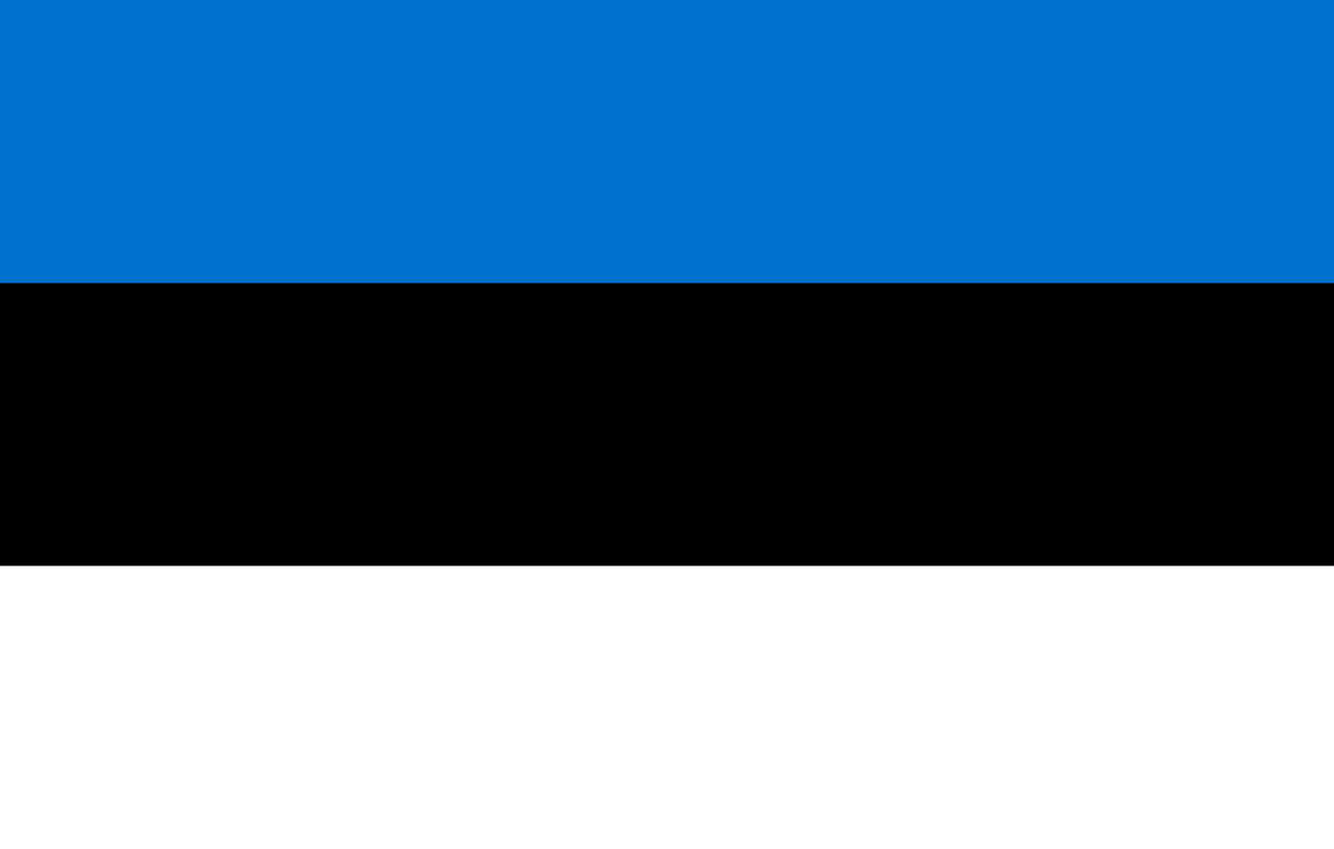 Estonia flag side patch for hats