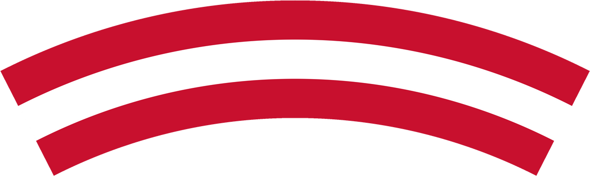 Austria flag rear patch, curved for the back of a cap