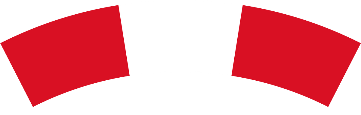 Peru flag rear patch, curved for the back of a cap