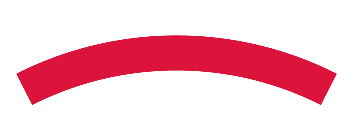 Poland flag rear patch, curved for the back of a cap