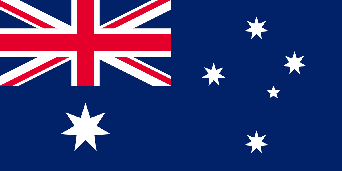 Australia flag side patch for hats