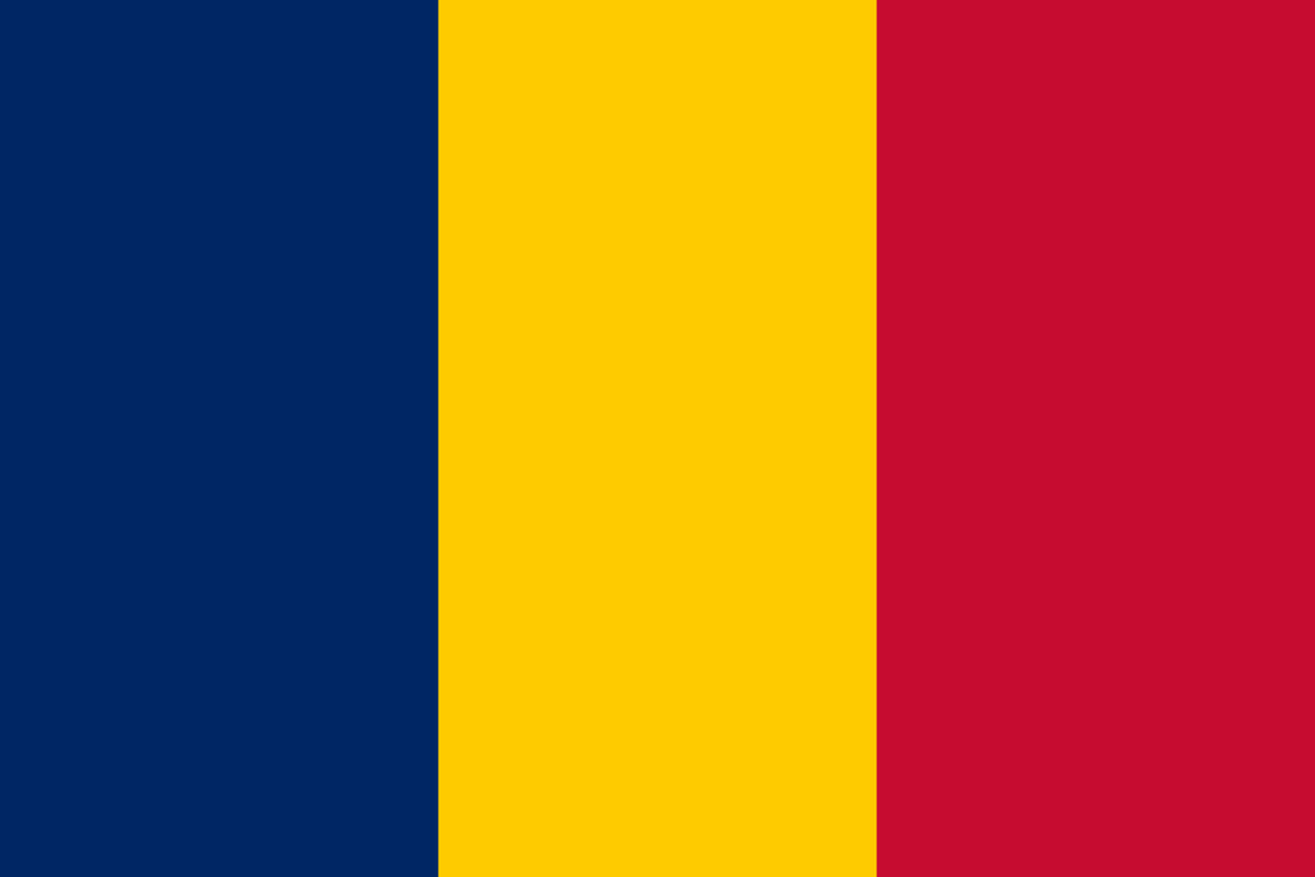 Chad flag side patch for hats