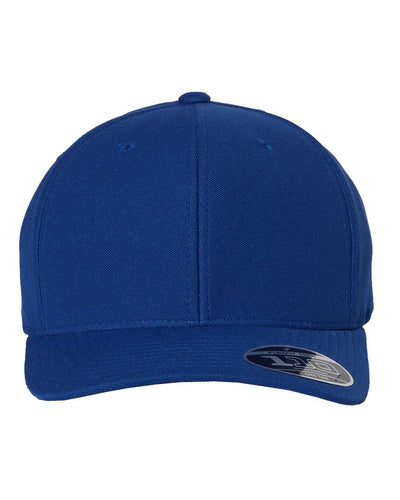 Flexfit 110P Cool and Dry mini-pique cap in royal blue, front view
