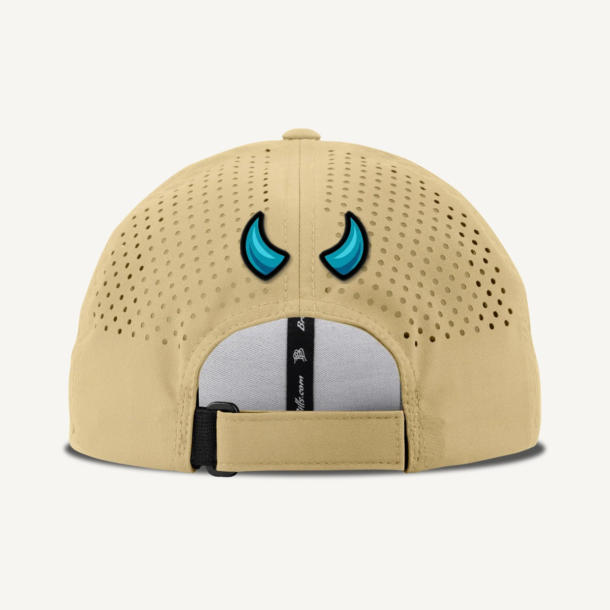 Golf Demons Stone Age on a Branded Bills 500 hat in Desert — back
