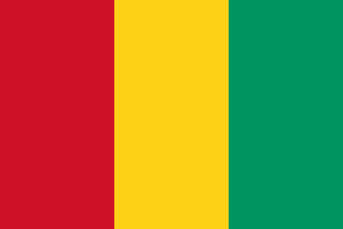 Guinea flag side patch for hats