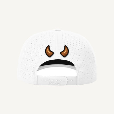 Golf Demons Ball Bandit on a Richardson 355 hat in White/White-Black — back