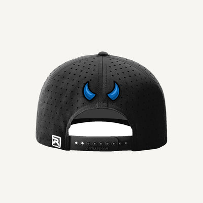 Golf Demons Water Hazard on a Richardson 632 hat in Black — back