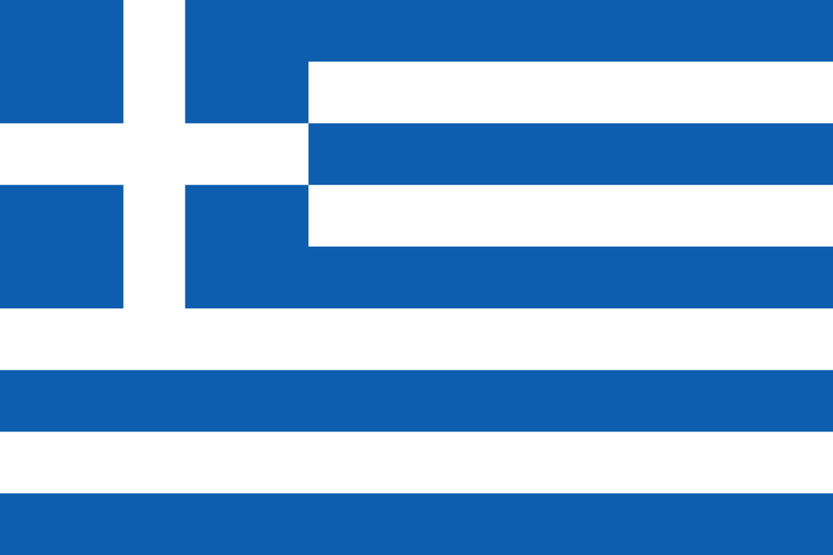 Greece flag side patch for hats