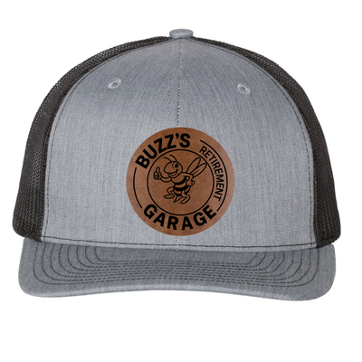 Buzz's Retirement Garage Richardson 112 Trucker Hat - Buzz Logo Engraved