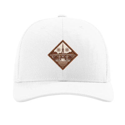 Abingdon bridge patch hat — White