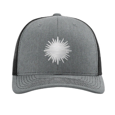 Abingdon fireworks patch hat — Heather Grey/Black