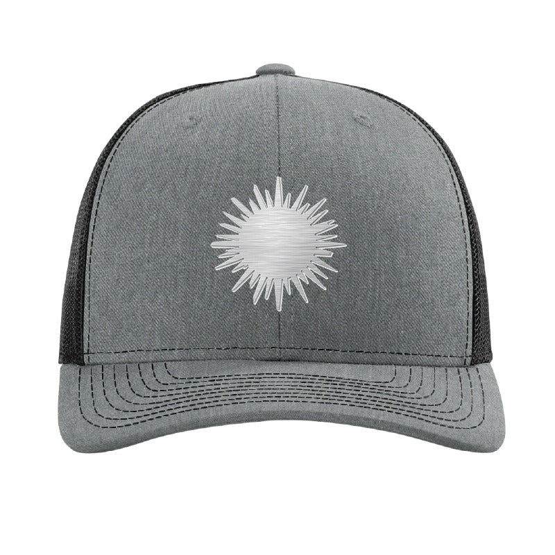 Abingdon fireworks patch hat — Heather Grey/Black