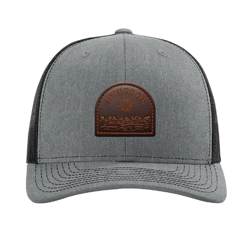 Abingdon skyline patch hat — Heather Grey/Black