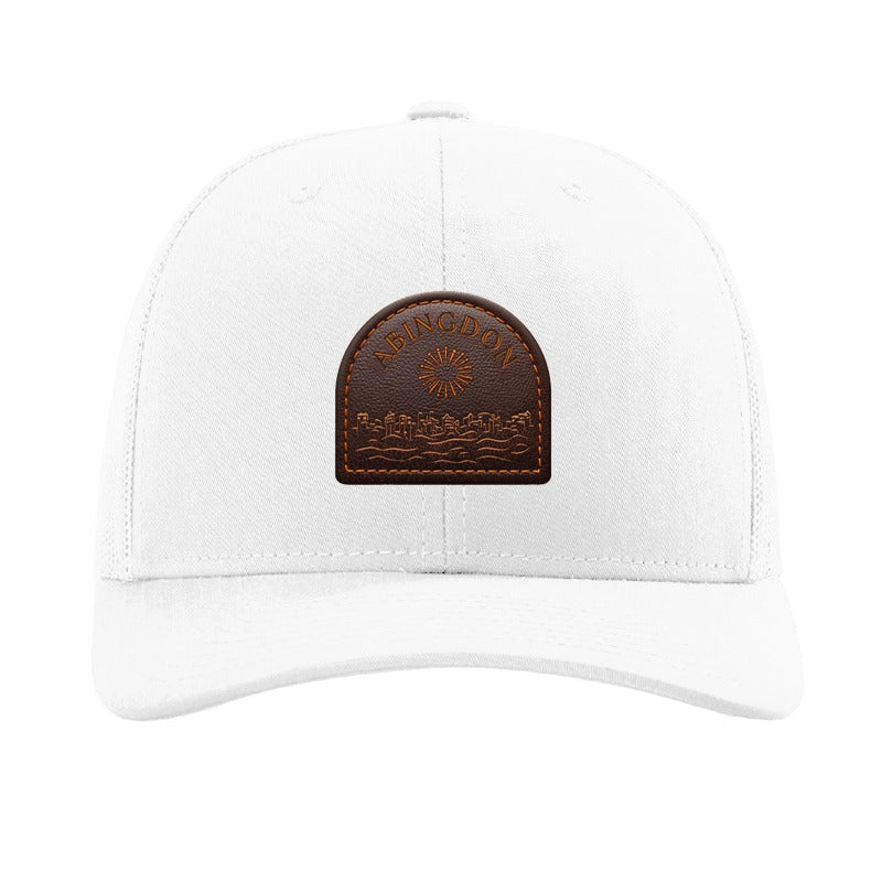 Abingdon skyline patch hat — White