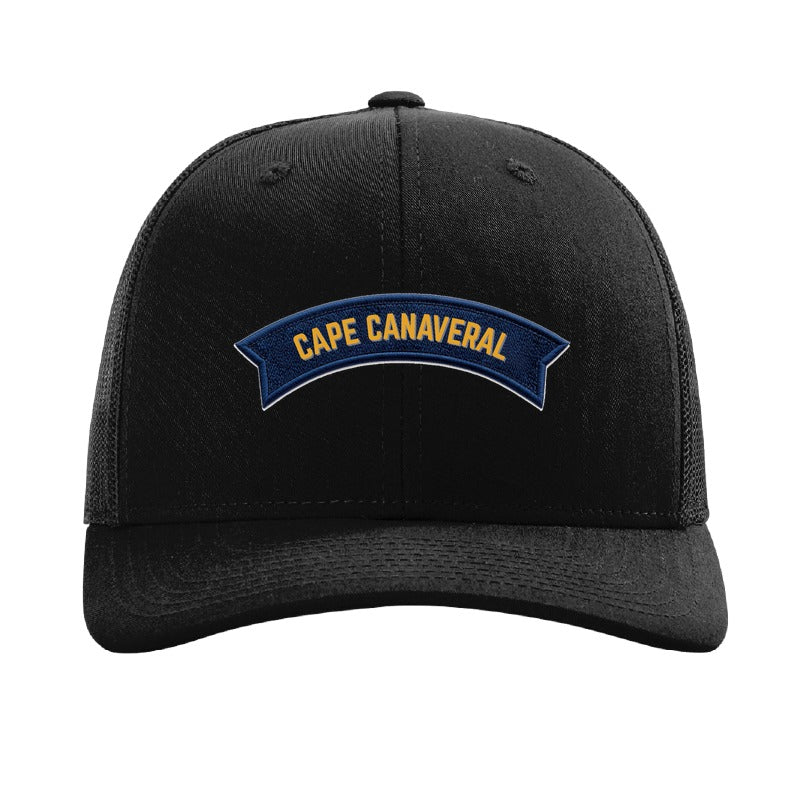 Cape Canaveral Launch patch hat — Black